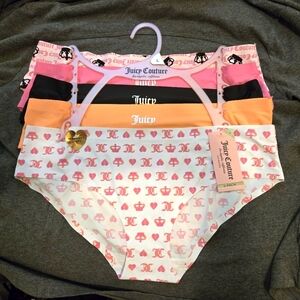 Juicy Couture Pink and Orange Underwear Accessories